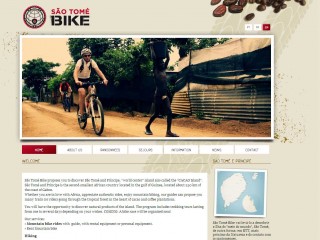 Website for Sao Tome bike